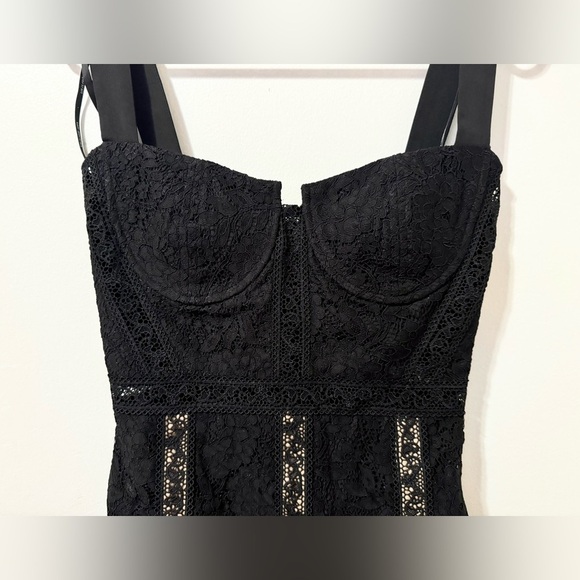 Self-Portrait Lace Embroidered‎ Slip Dress Size US 2/UK 6 - Picture 4 of 6